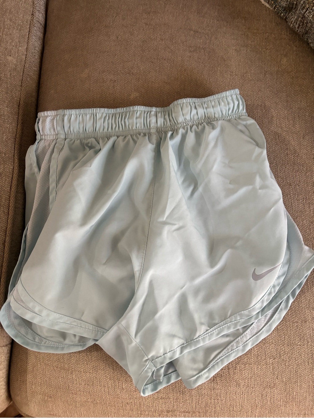 Nike Women’s Pale Blue Athletic Running Shorts